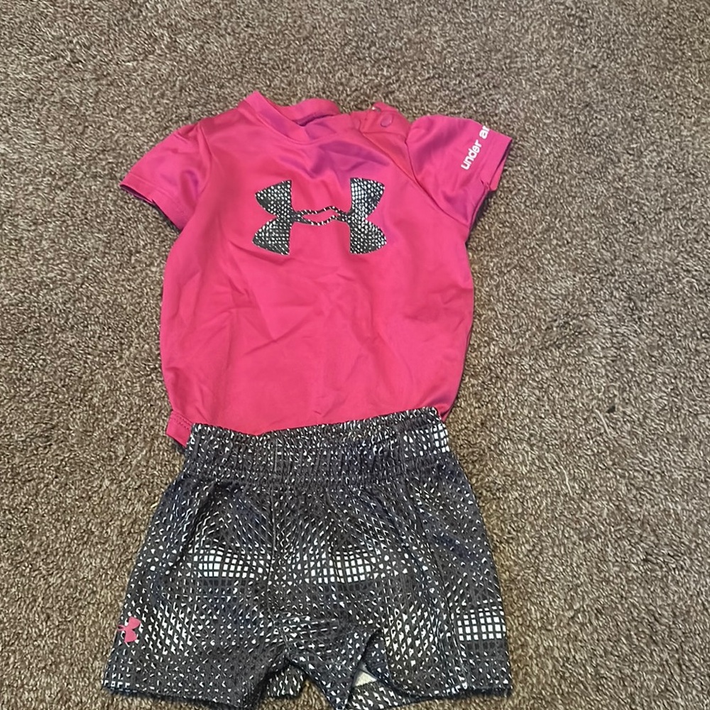 Under Armour Pink Baby Outfit
